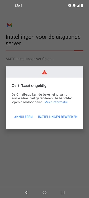 Selecteer INSTELLINGEN BEWERKEN