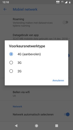 Selecteer uw voorkeursoptie