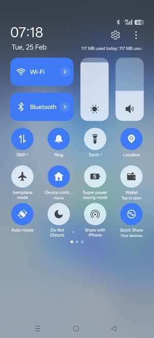 Turn off Wi-Fi and Bluetooth