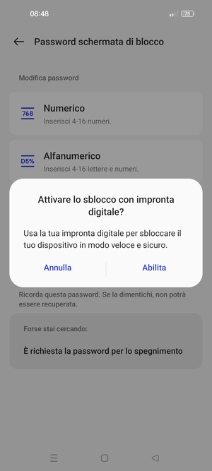 Seleziona la tua opzione preferita
