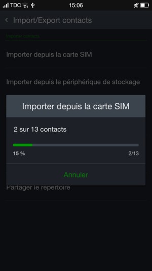 Vos contacts viennent d'être ajoutés à votre OPPO