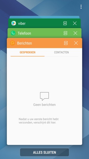 Selecteer ALLES SLUITEN