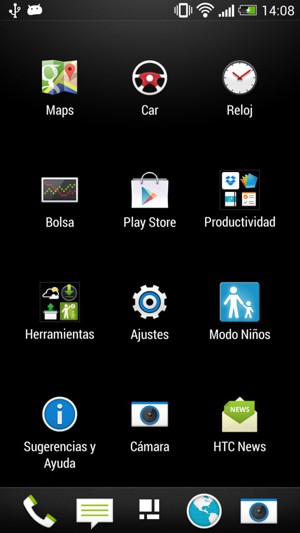 Seleccione Ajustes
