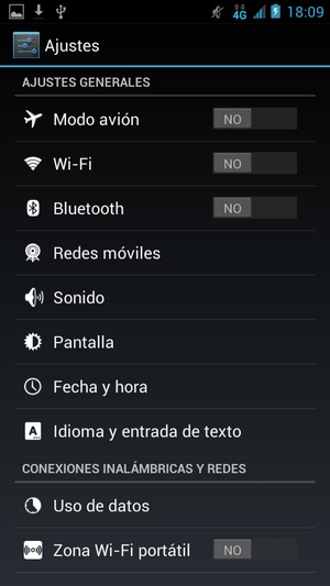 Seleccione Redes móviles