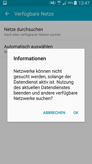 Wenn Sie diesen Bildschirm sehen, wählen Sie OK