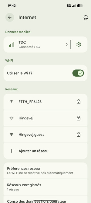Sélectionnez le réseau sans fil auquel vous souhaitez vous connecter