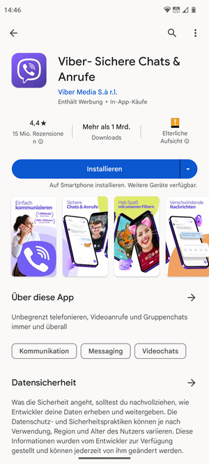Wählen Sie Installieren