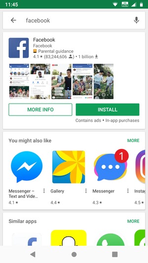 Select the app
