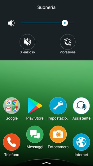 Continua a premere per abbassare il volume fino al livello desiderato