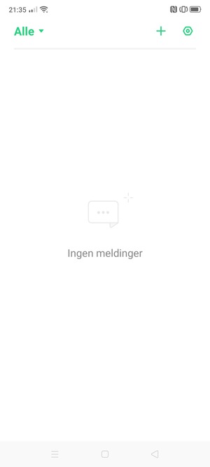 Velg menyknappen