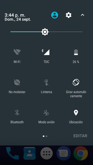Desactive Ubicación