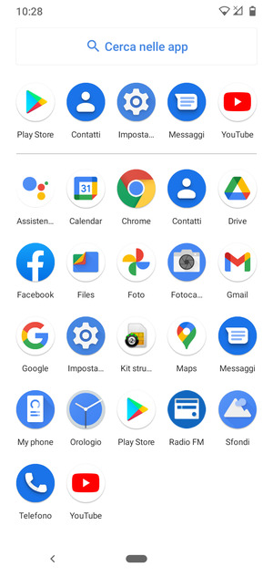 Seleziona Impostazioni