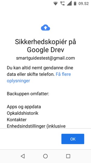 Vælg OK