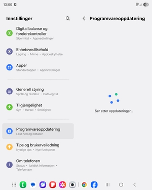 Vent til søket er ferdig