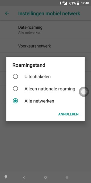 Selecteer uw voorkeursoptie