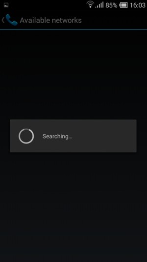 Wait for the search to finish