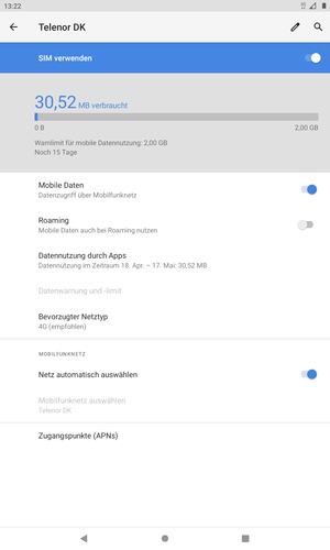 Wählen Sie Zugangspunkte (APNs)