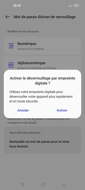 Sélectionnez votre option préférée