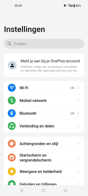 Selecteer Wi-Fi