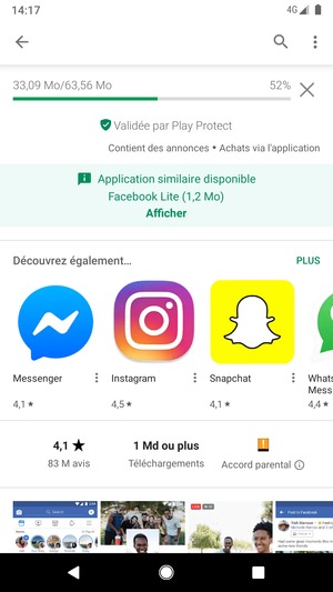 Veuillez attendre la fin de la procédure d'installation
