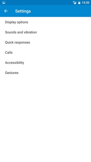 If you see this screen, select Calls