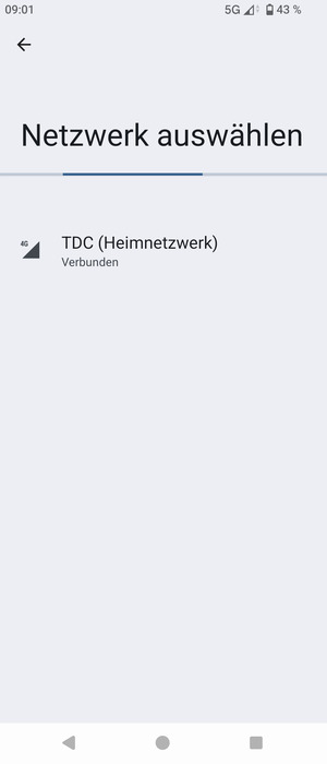 Warten Sie, bis die Suche abgeschlossen ist