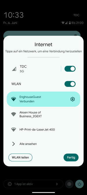 Schalten Sie WLAN aus