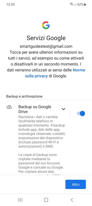 Seleziona Altro