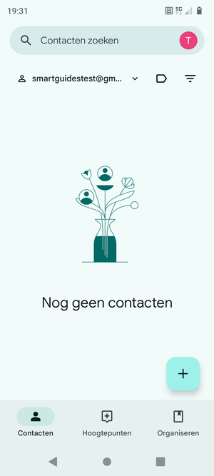 Selecteer Organiseren