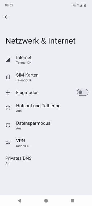 Wählen Sie SIM-Karten