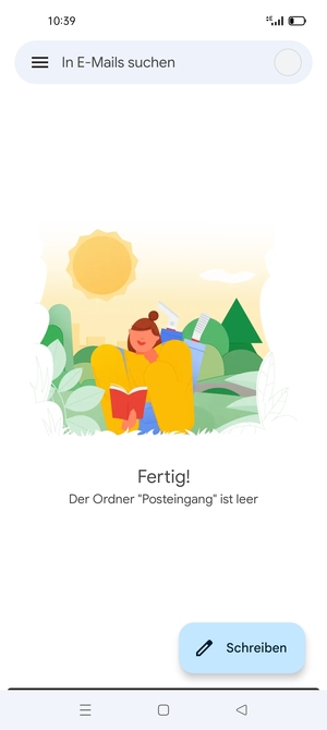 Ihr Gmail Konto ist einsatzbereit