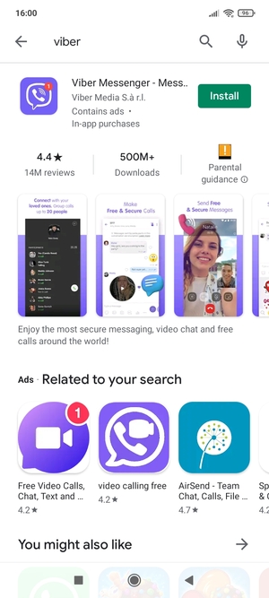 Select the app