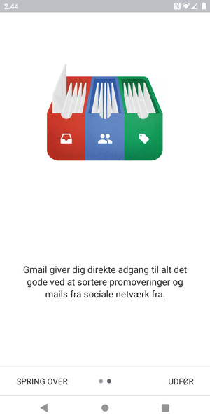 Vælg UDFØR
