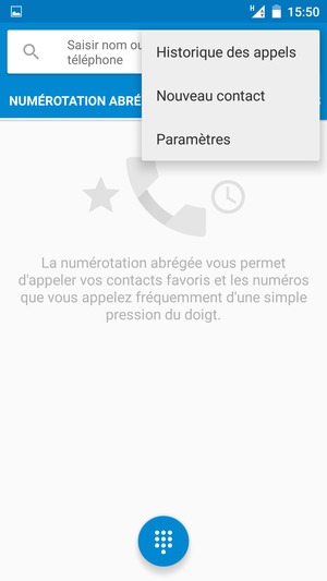 Sélectionnez Paramètres