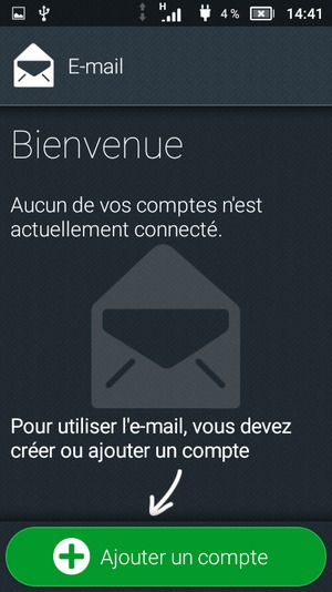 Sélectionnez Ajouter un compte