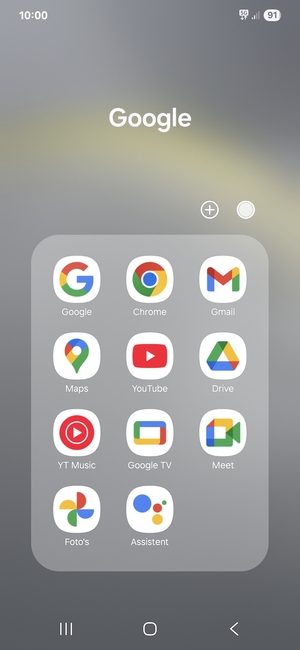 Selecteer Gmail