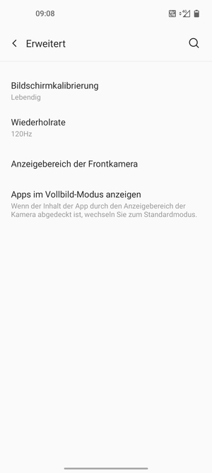 Wählen Sie Wiederholrate
