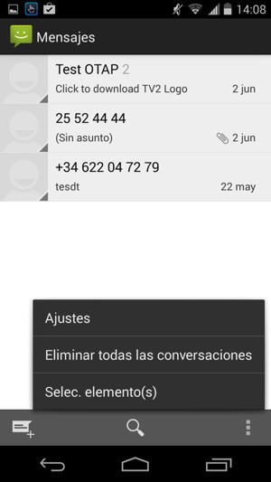 Seleccione Ajustes