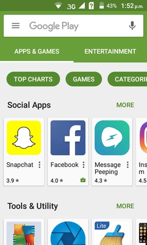 Select the Search bar