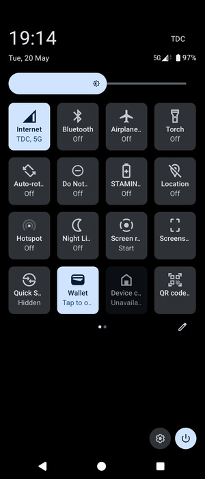 Select STAMINA mode