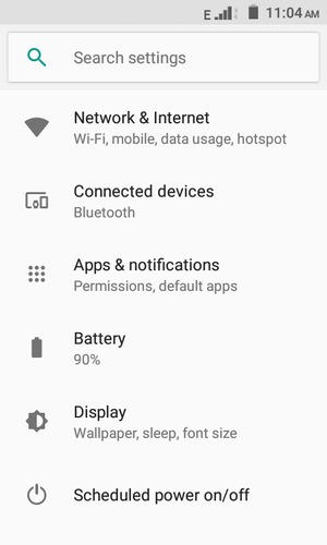Select Network & Internet