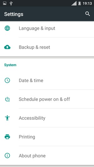 Select About phone