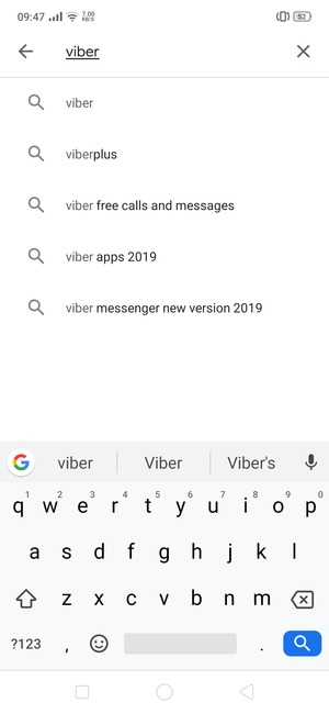 Enter the app name and select Search