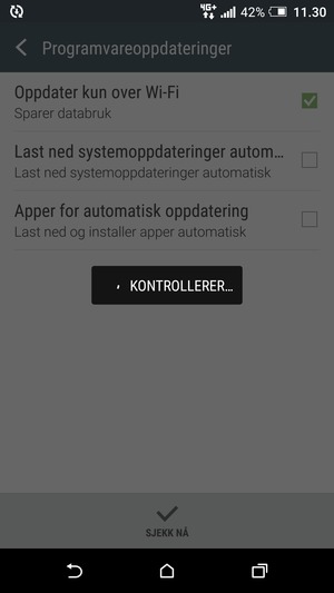 Vent til søket til ferdig
