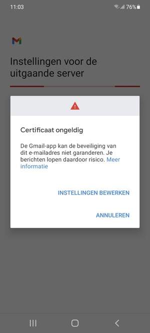 Selecteer INSTELLINGEN BEWERKEN