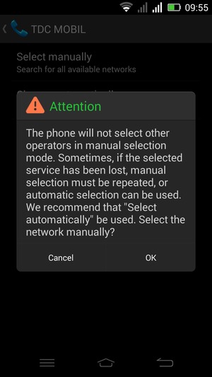 Select OK