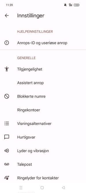 Bla til og velg Talepost