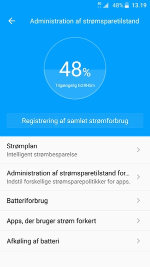 Vælg Strømplan