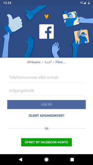 Din app er klar til brug