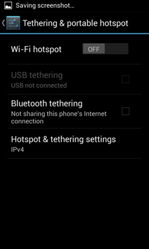 Select Wi-Fi hotspot